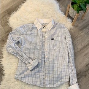 Gilly Hicks Checkered Button-up